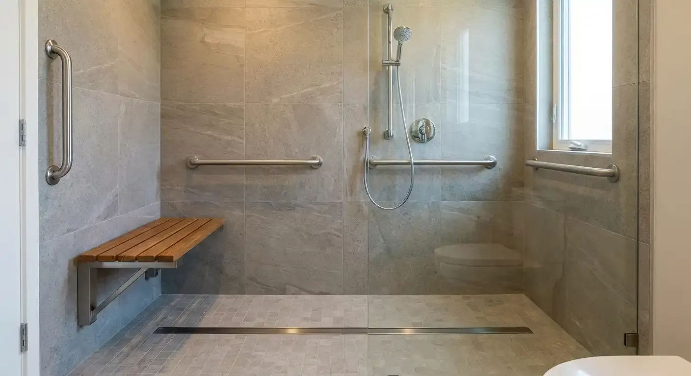 Image installateur douche senior 3 baignoire porte senior